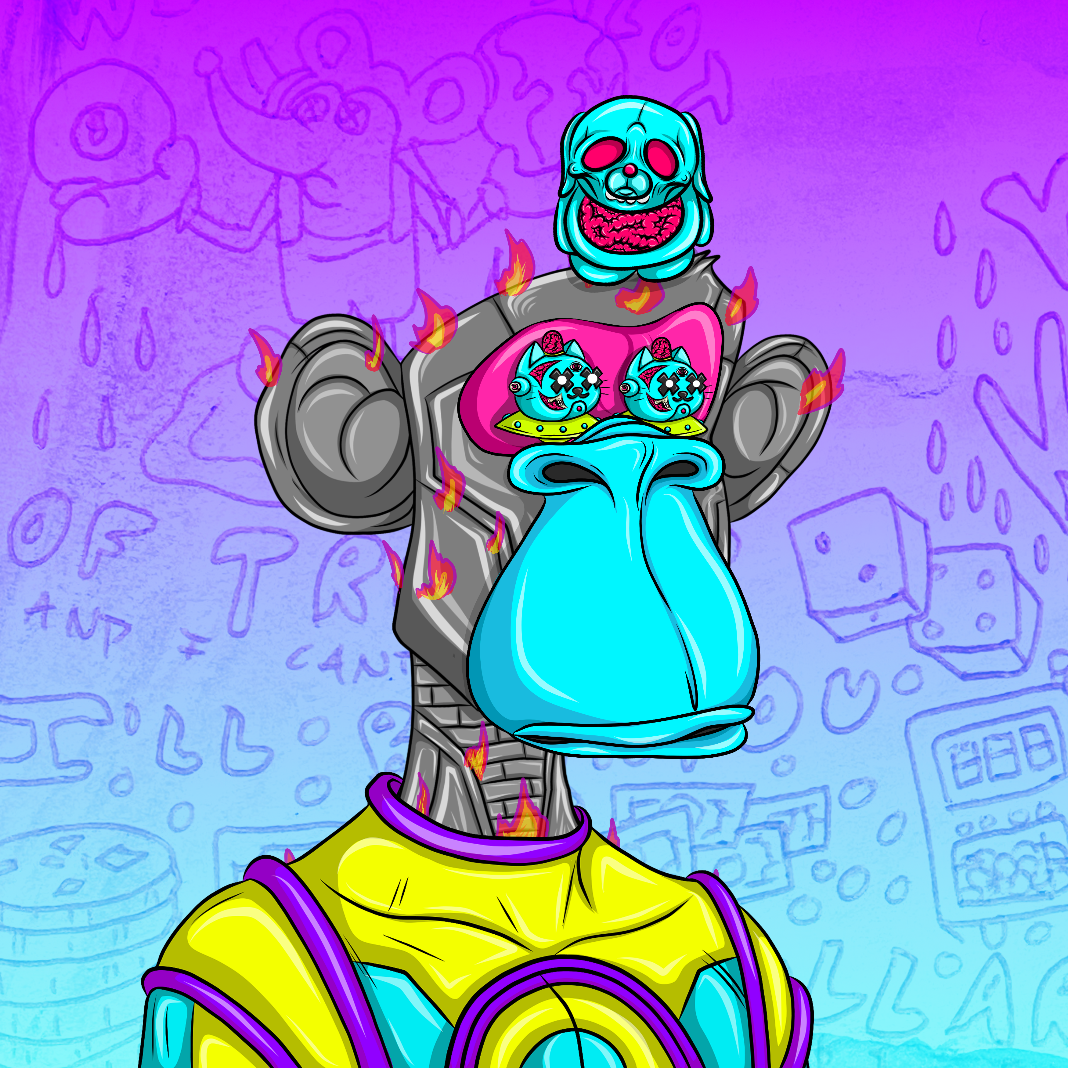 Caked Apes #102