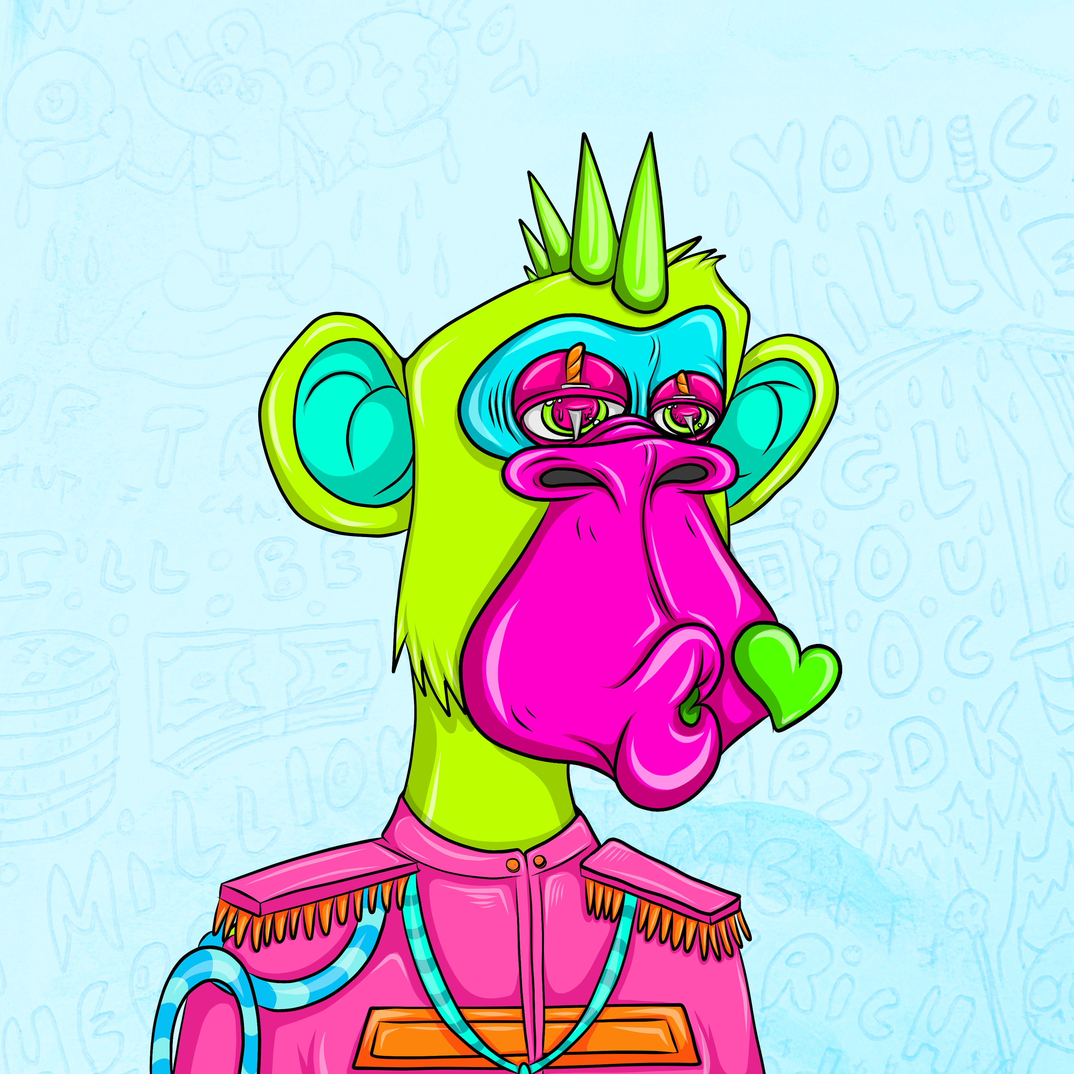 Caked Apes #1072