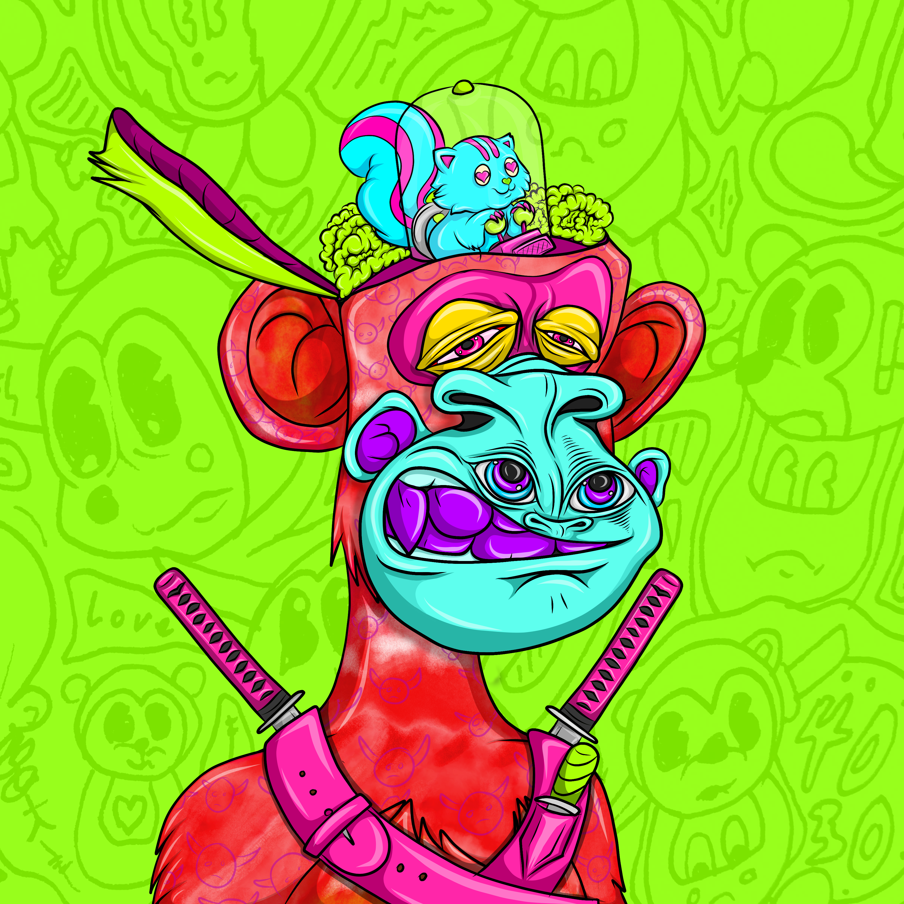 Caked Apes #1076
